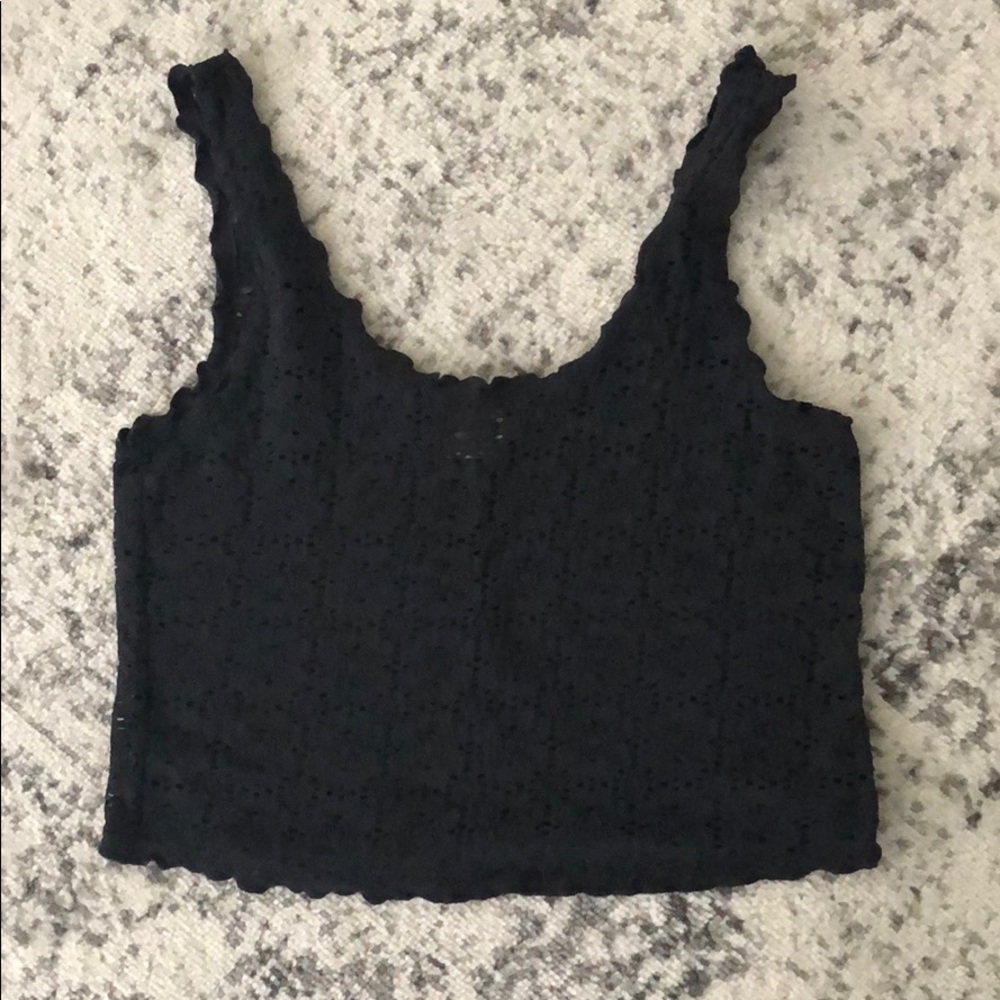 Urban Outfitters | Pins & Needles eyelet crop top